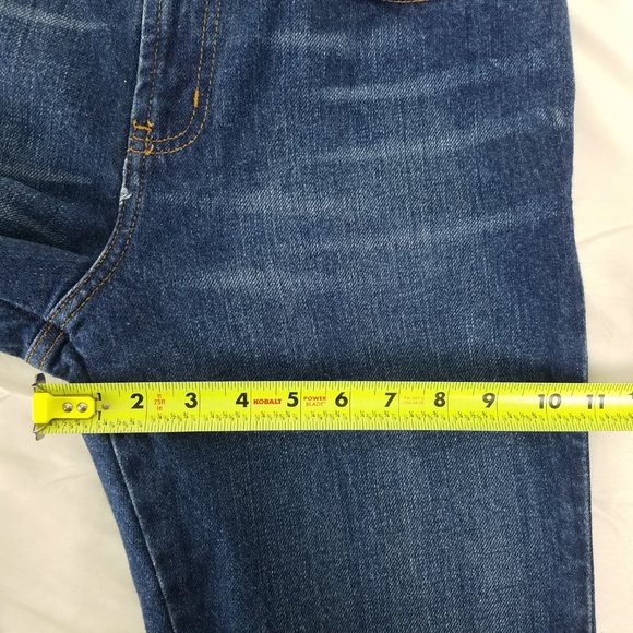 Express Jeans Juniors Size 5 Mid Rise Womens Flared Medium Wash Blue Denim - Picture 5 of 15